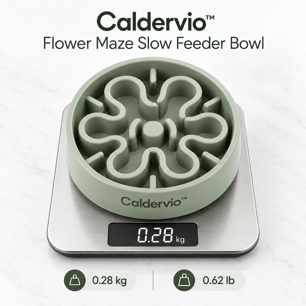 Caldervio™ Flower Maze Slow Feeder Bowl product weight