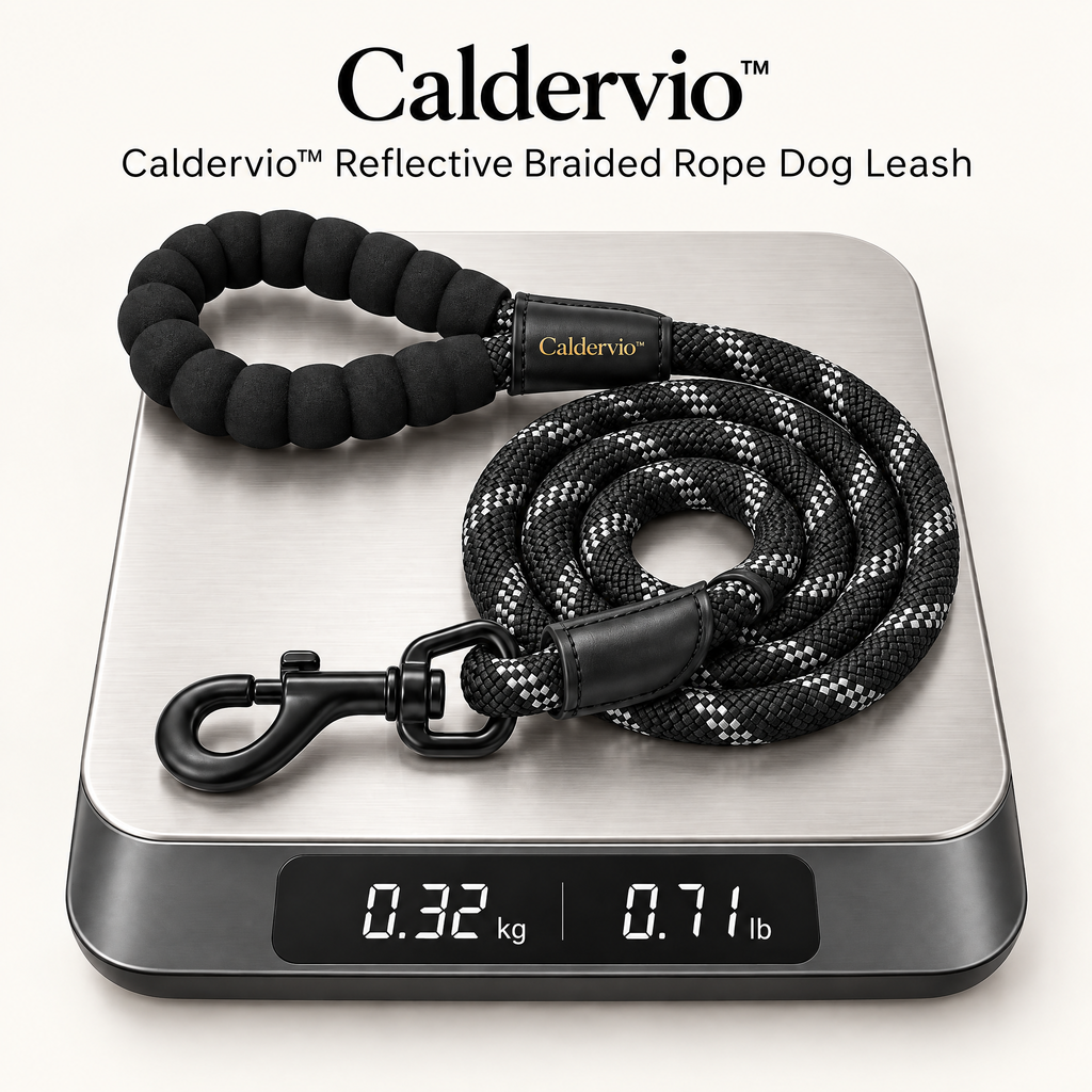 Caldervio™ Reflective Braided Rope Dog Leash product weight