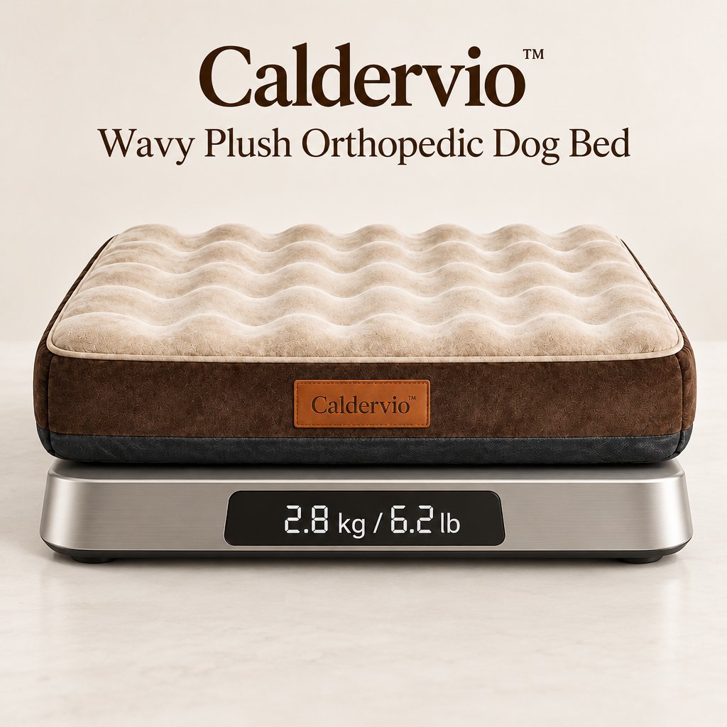 Caldervio™ Wavy Plush Orthopedic Dog Bed product weight