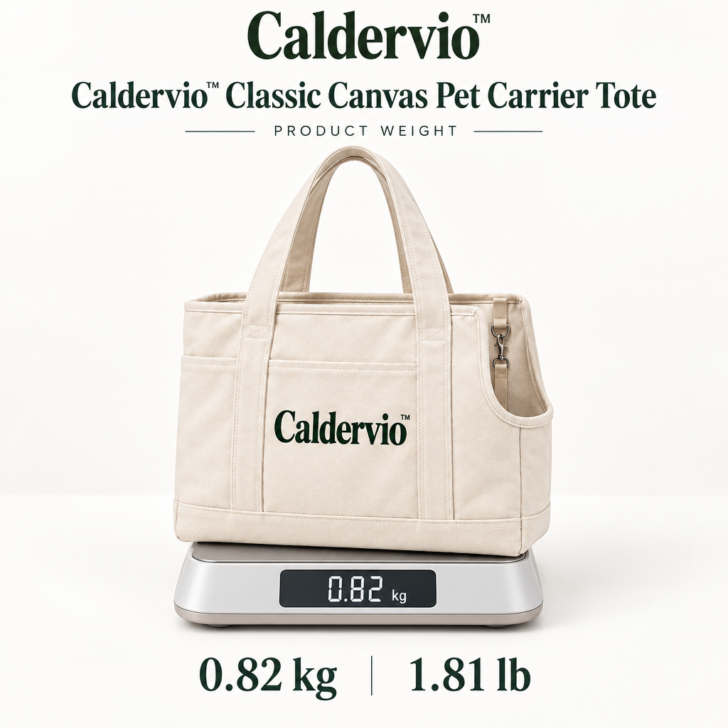 Caldervio™ Classic Canvas Pet Carrier Tote product weight